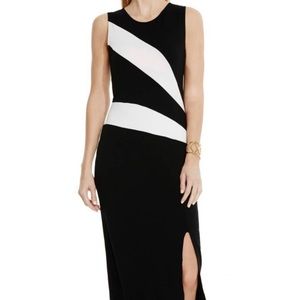 Vince Camuto front slid midi dress